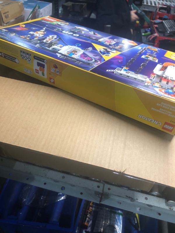 Photo 2 of ***NON-REFUNDABLE***
LEGO Creator 3 in 1 Space Roller Coaster Building Toy Set Featuring a Roller Coaster, Drop Tower, Carousel and 5 Minifigures, Rebuildable Amusement Park for Kids Ages 9+, 31142