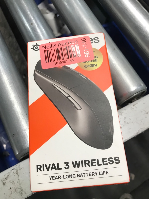 Photo 2 of Rival 3 Lightweight Wireless Optical Gaming Mouse with Brilliant Prism RGB Lighting