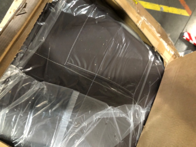 Photo 1 of YITAHOME Swivel Rocking Recliner with Massage and Heat, Hidden Arm Storage, Faux Leather Rocker Recliner Chairs with Cup Holders, Comfy Home Theater Seating, Manual Recliner for Living Room, Brown2