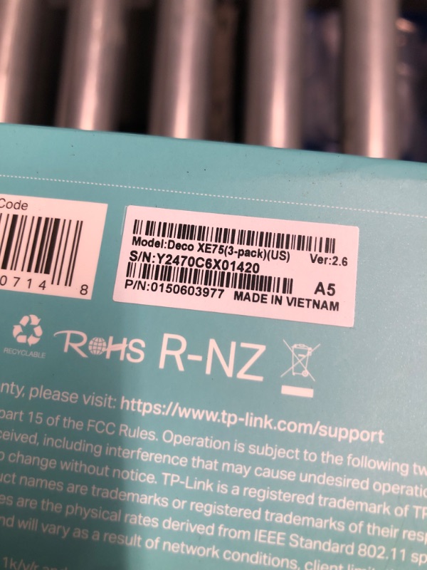 Photo 2 of TP-Link Deco AXE5400 Tri-Band WiFi 6E Mesh System – Wi-Fi up to 7200 Sq.Ft