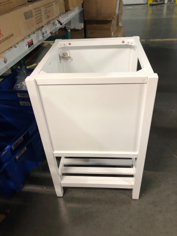 Photo 5 of ***USED - PREVIOUSLY ASSEMBLED - NO PACKAGING***
Alaterre Furniture Bennet 24-in White Laundry Bathroom Vanity Base Cabinet without Top