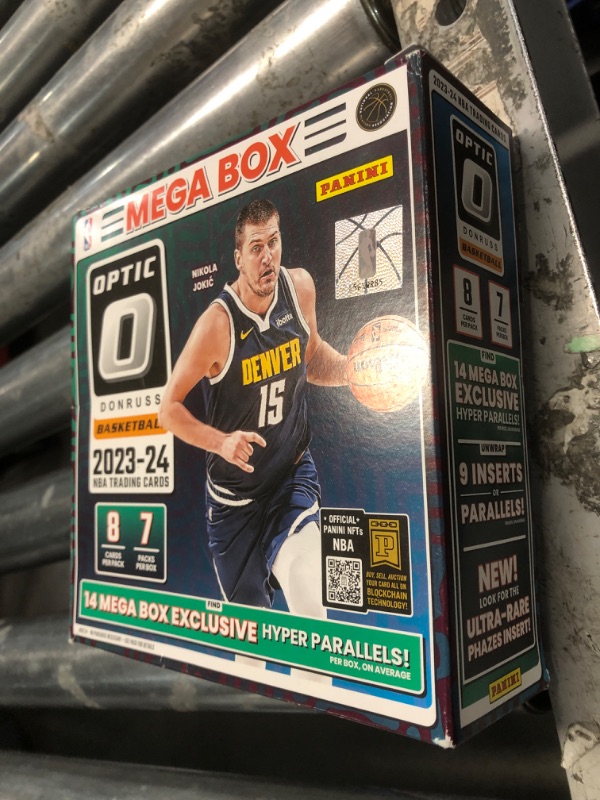 Photo 2 of ***NON-REFUNDABLE***2023-24 Panini Donruss Optic Basketball Mega Box (56 Cards/Box) Hyper Parallels Sealed