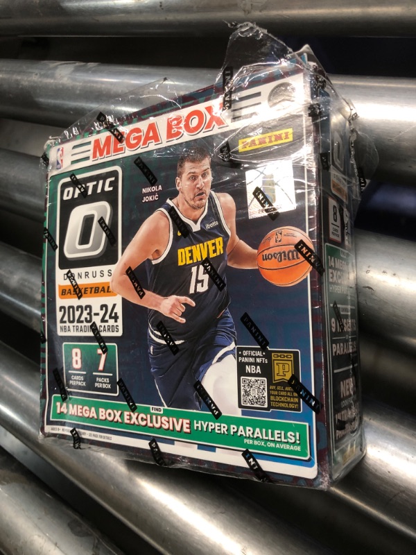 Photo 2 of ***NON-REFUNDABLE***2023-24 Panini Donruss Optic Basketball Mega Box (56 Cards/Box) Hyper Parallels Sealed