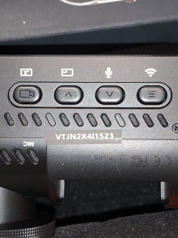 Photo 3 of **MISSING CORDS, PREV USED, ADHESIVE IS EXPOSED**
Vantrue N2X 2.7K Dash Cam Front and Inside