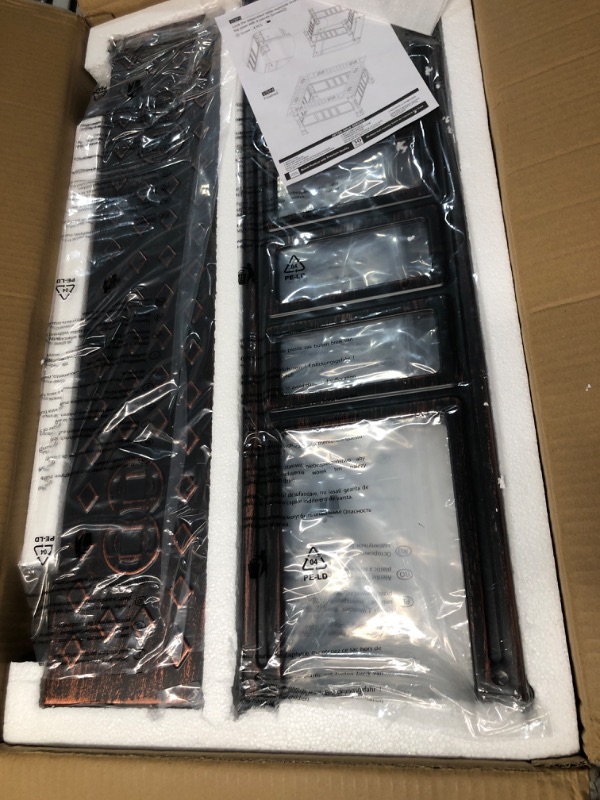 View 2 of *NEW!* *SEE PICTURE* Uniflasy Fire Pit Surround Tabletop for Solo Stove Bonfire and Ranger Wood Burning, Powder-Coated Steel Surround Tabletop, Large Space Fire Pit Stand, Outdoor Wood Burning Solo Stove Accessories