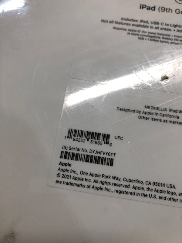 Photo 3 of *** Factory Sealed *** Apple iPad (9th Generation): with A13 Bionic chip