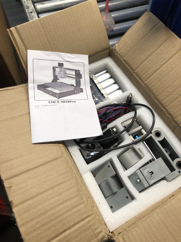 Photo 1 of DIY Mini 1610 PRO Milling Machine 3 Axis GRBL Control CNC Router Kit Engrave PVC