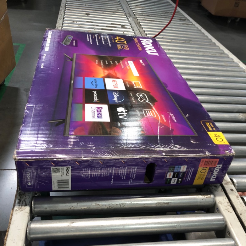 Photo 1 of Roku Smart TV – 40-Inch Select Series 1080p Full HD RokuTV with Roku Voice Remote, Bright Picture, Customizable Home Screen – Live Local News, Sports, Gaming