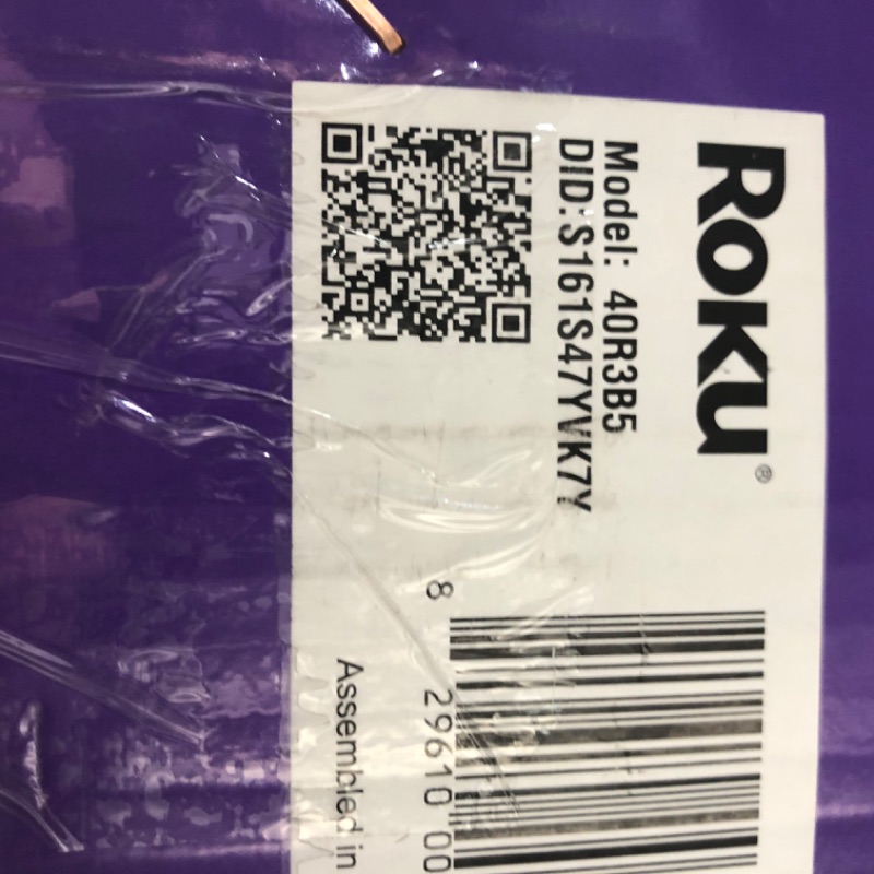 Photo 1 of Roku Smart TV – 40-Inch Select Series 1080p Full HD RokuTV with Roku Voice Remote, Bright Picture, Customizable Home Screen – Live Local News, Sports, Gaming