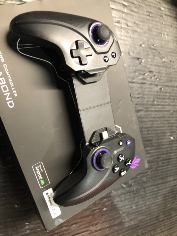 Photo 1 of **FOR PARTS ONLY**(NON REFUNDABLE)
ELO Vagabond Mobile Gaming Controller for iPhone 15/16, iPad Mini & Android (USBC) - Call of Duty Mobile, PS Remote Play, Xbox Cloud Gaming & More - MFI Certified Phone Game Controller