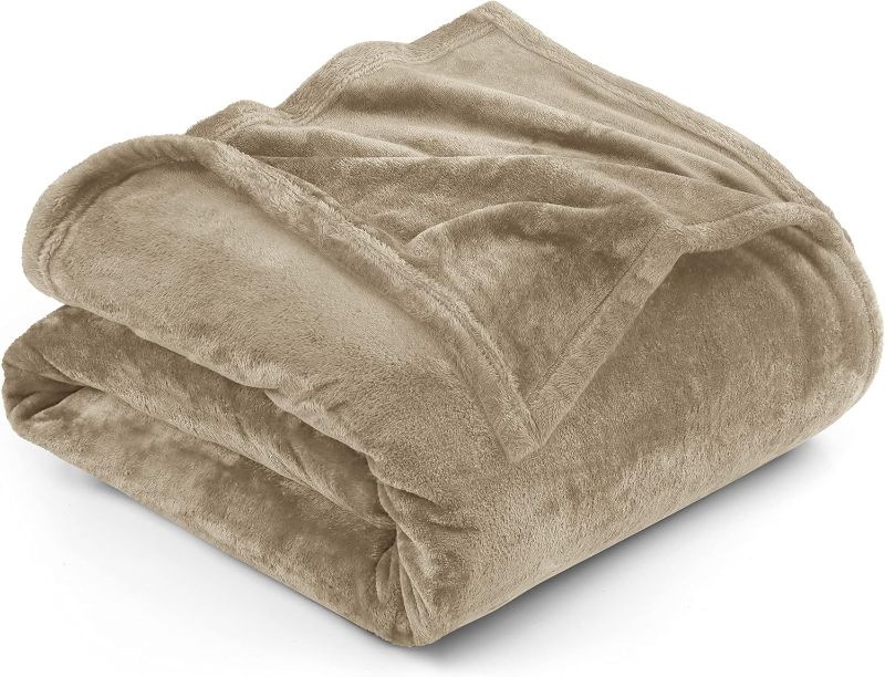 Photo 1 of 
Utopia Bedding Fleece Blanket Queen Size Camel 300GSM Luxury Fuzzy Soft Anti-Static Microfiber Bed Blanket (90x90 Inches)