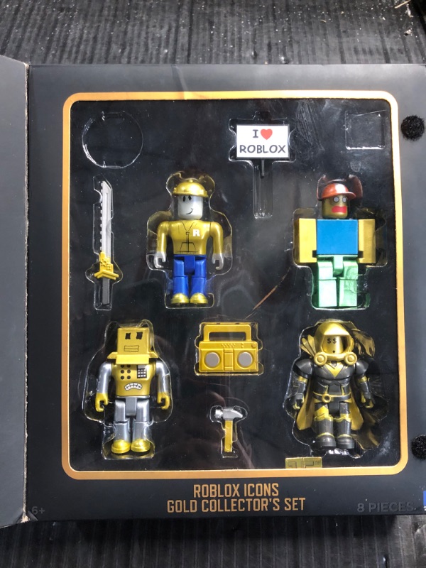 Photo 2 of ***NON REFUNDABLE***
Roblox Action Collection - 15th Anniversary Roblox Icons Gold Collector's Set [Includes Exclusive Virtual Item]