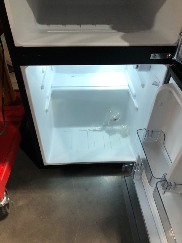 Photo 8 of ***USED - DAMAGED - NO PACKAGING - SEE COMMENTS***
Vissani 3.1 cu. ft. 2-Door Mini Refrigerator in Stainless Steel with Freezer, ENERGY STAR