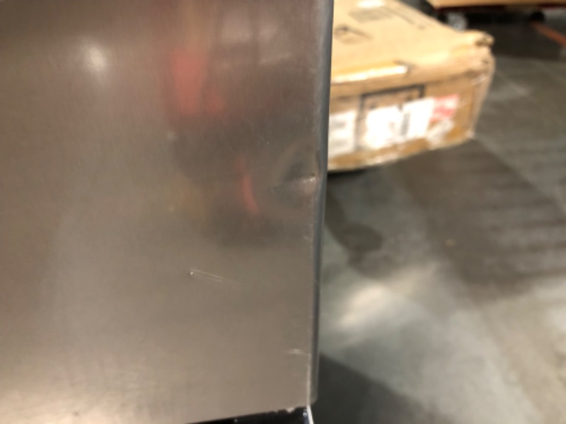 Photo 3 of ***USED - DAMAGED - NO PACKAGING - SEE COMMENTS***
Vissani 3.1 cu. ft. 2-Door Mini Refrigerator in Stainless Steel with Freezer, ENERGY STAR