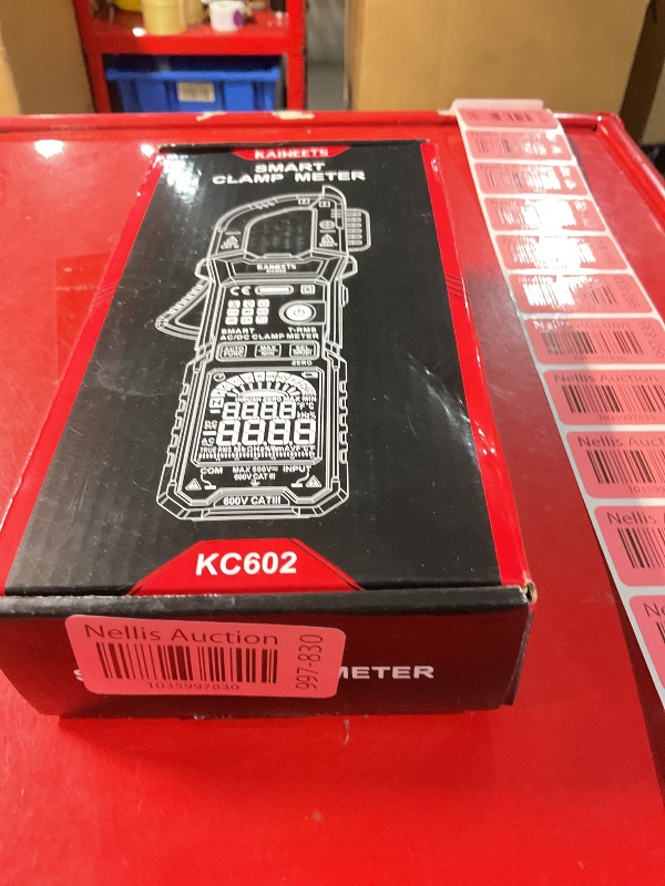 Photo 1 of KAIWEETS Smart Digital Clamp Meter with D-Shaped Jaws, Clamp Multimeter with Inrush Current Function, Auto-ranging Amp Meter Built-in HD Color Screen, Measures AC/DC Current Voltage Temperature NCV
