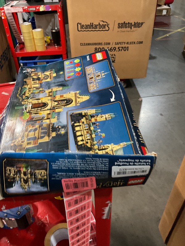 Photo 2 of **MISSING MAJORITY OF PIECES, NON-REFUNDABLE, PARTS ONLY *** 
LEGO Harry Potter The Battle of Hogwarts Building Toy Set, Harry Potter Toy for Boys, Girls and Kids Ages 9+, Features a Buildable Castle Section and 6 Minifigures to Recreate an Iconic Scene, 