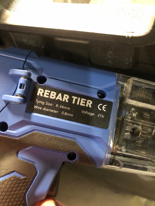 Photo 1 of Rebar Tie Pro, Automatic Rebar Tie Tool 0.3’’ to 1.33’’, Rebar Tier Tying Machine with 2 Rechargeable Batteries 21V, 360? Tie Wire, 1.5h Fast Charge, 0.8S per Knot
