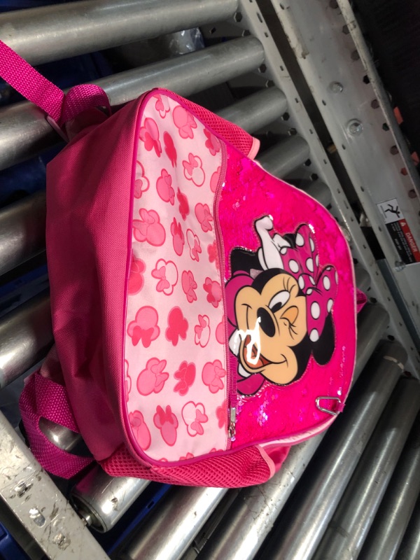 Photo 2 of ***STOCK PHOTO REFERENCE ONLY*** Disney Minnie Mouse Girl's 4-Piece Backpack with Lunch Bag Set, Pink
