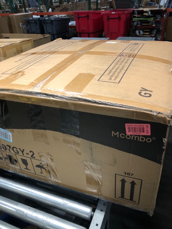 Photo 1 of ***NONREFUNDABLE - INCOMPLETE - SEE COMMENTS***
MCombo Power Lift Recliner Chair with Extended Footrest for Elderly People, Fabric 7287 (Light Grey, Medium-Regular)