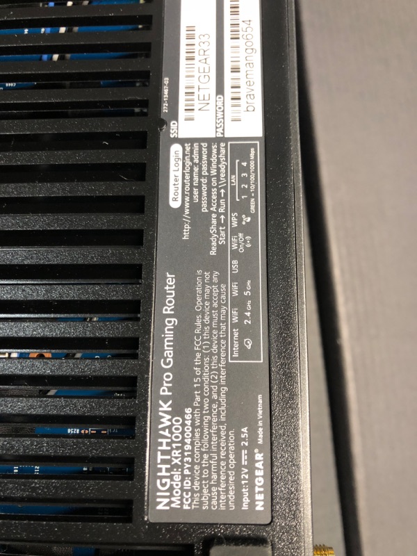 View 2 of Netgear Nighthawk XR1000 AX5400 Wireless Dual-Band Gigabit Gaming Router