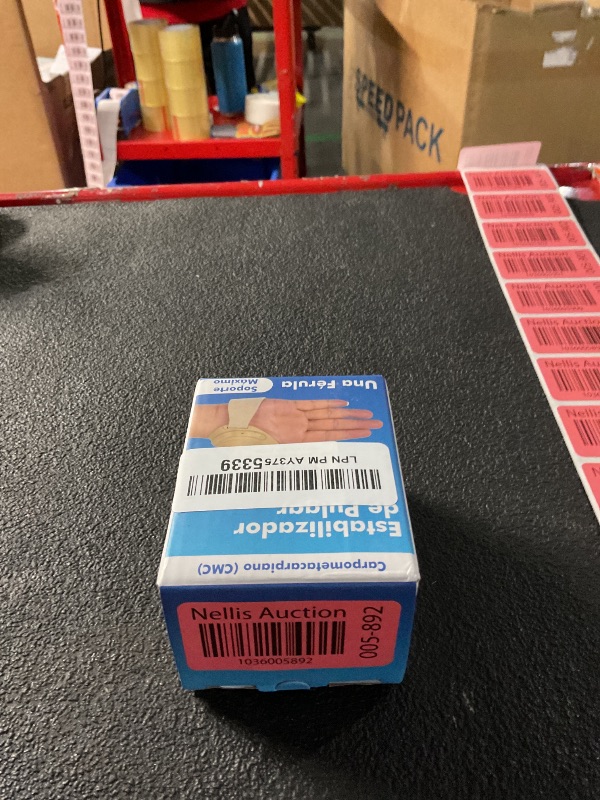 Photo 1 of FORTEMOTUS CMC Thumb Brace Splint, CMC Joint Support Stabilizer for Thumb CMC Joint Pain, Instability, Tendonitis, Lightweight & Adjustable Thumb Support Brace for Men and Women, Sand - Right Hand