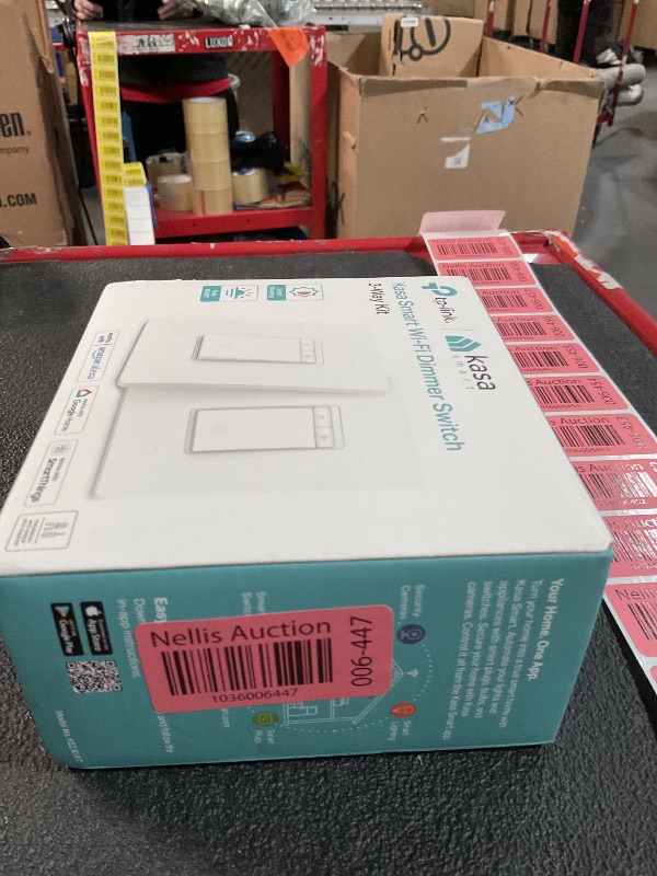 Photo 1 of **MISSING 1 SWITCH**
Kasa Smart 3 Way Dimmer Switch KIT, Dimmable Light Switch Compatible with Alexa, Google Assistant and SmartThings, Neutral Wire Needed, 2.4GHz, ETL Certified, No Hub Required, White (KS230 KIT v2)