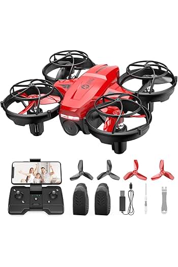 Photo 1 of  Holy Stone HS420 Mini Drone with HD FPV Camera for Kids Adults Beginners, Pocket RC Quadcopter with 2 Batteries, Toss to Launch, Gesture Selfie, Altitude Hold, Circle Fly, High Speed Rotation