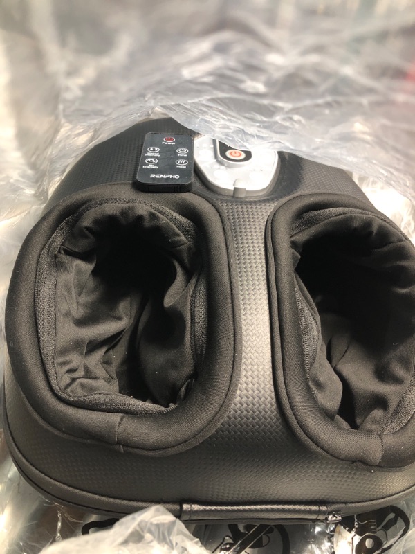 Photo 1 of RENPHO Shiatsu Foot Massager with Heat, [2025 Upgraded] Deep Kneading Foot Massager Machine with 3 Levels Heat, Wireless Control, Electric Foot Massage, Birthday Gifts for Women & Men, Up to Size 12