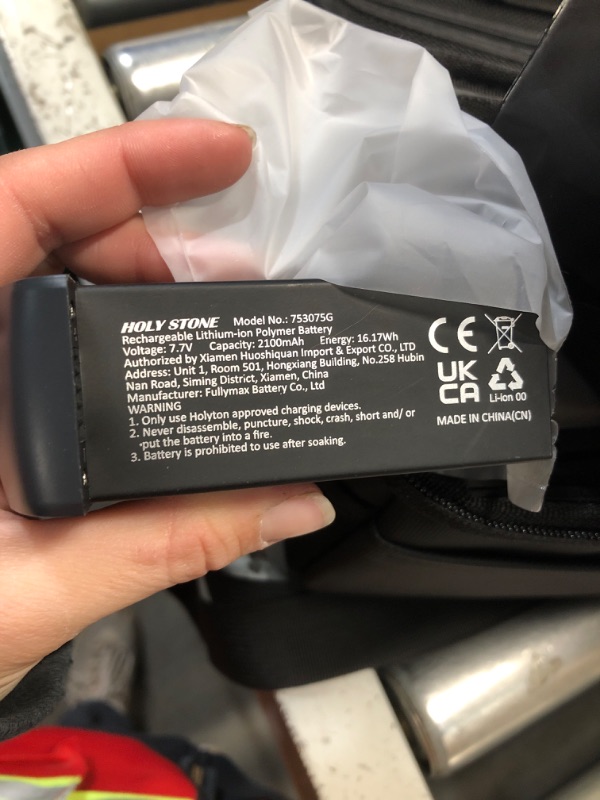 Photo 1 of **MINOR DAMAGE**REFER TO PHOTOS**
Holy Stone GPS Drone with 4K EIS Camera for Adults, HS175G 249g Foldable RC Quadcopter with Auto Return, Follow Me