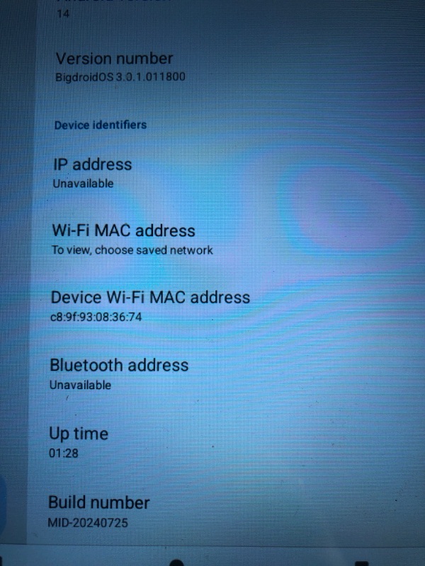Photo 1 of 2025 Android Tablet, Android 14 Tablet - 10 inch Tablet Octa-Core 8GB+64GB 1TB Expand, 6000mAh Battery, 2.4G+5G Wi-Fi 6, 2MP+8MP Dual Camera, Bluetooth, 1280 * 800 FHD IPS Tablets (Gray)