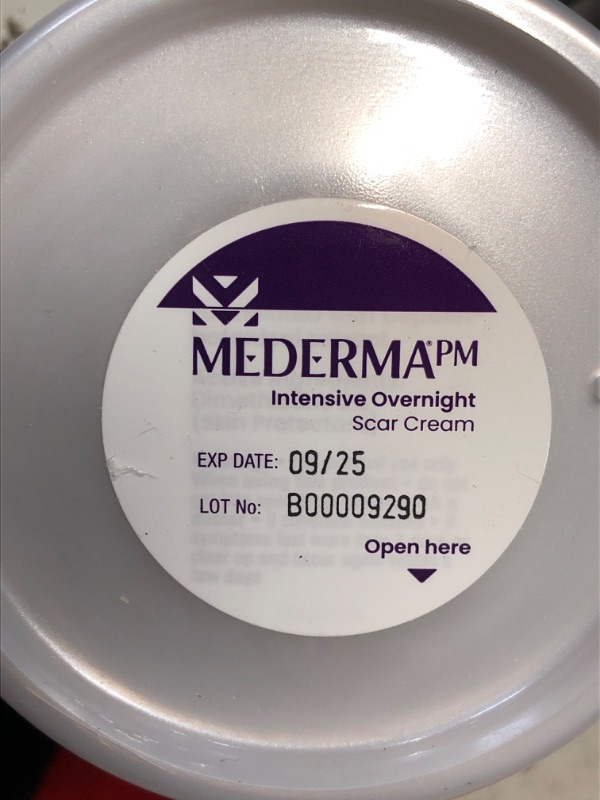 Photo 2 of **(EXP: 09/25) NON-REFUNDABLE**Mederma PM Intensive Overnight Scar Cream, Works with Skin's Nighttime Regenerative Activity, Clinically Shown to Make Scars Smaller and Less Visible, 1.7 Oz (48g)