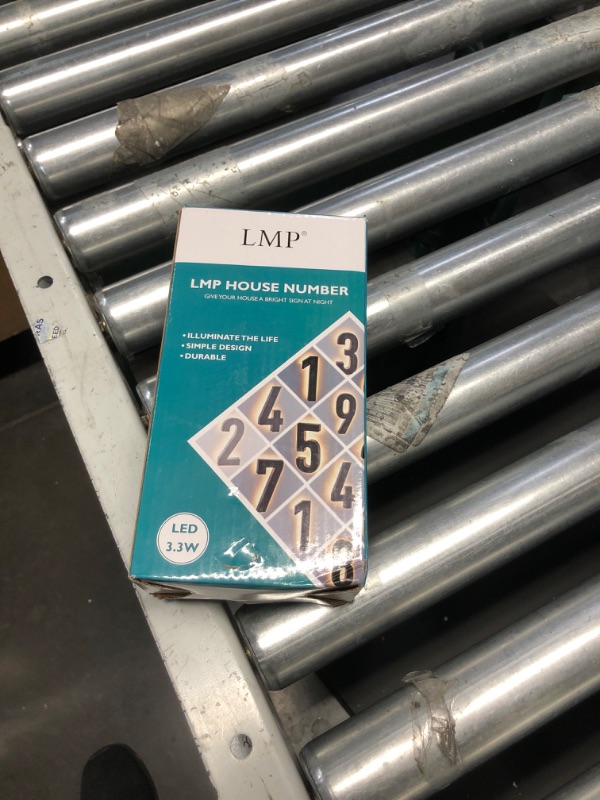 Photo 1 of LMP 12V DC Low Voltage Led House Numbers Address Numbers 8 Inches, Modern Lighted House Numbers glow at night, Waterproof Corrosion Resistant, Easy to Install (number 8 No Powers)