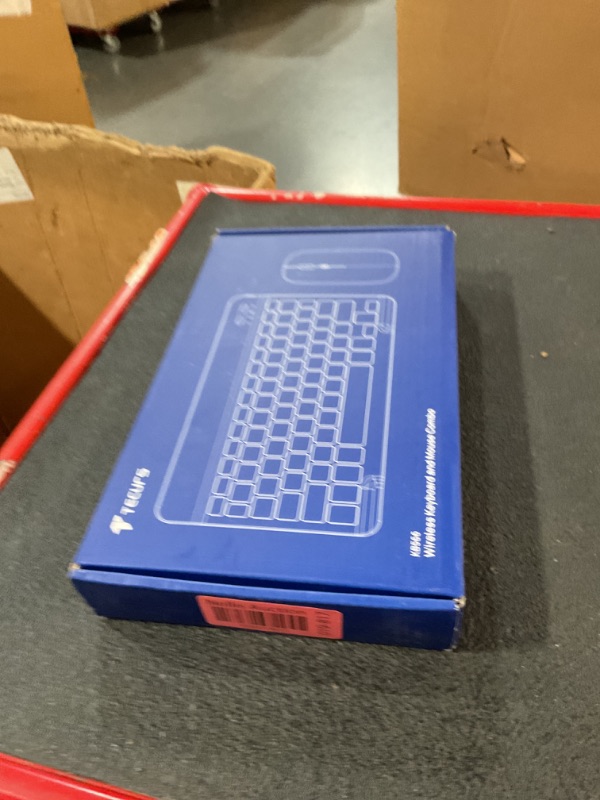 Photo 1 of TECURS Bluetooth Keyboard and Mouse Combo for iPad - Rechargeable Wireless Keyboard & Mouse with 7-Color Backlit Compatible with iPad 10th/9th/8th Gen, iPad Pro/Air/Mini, iPhone15/14/13 Pro, Black