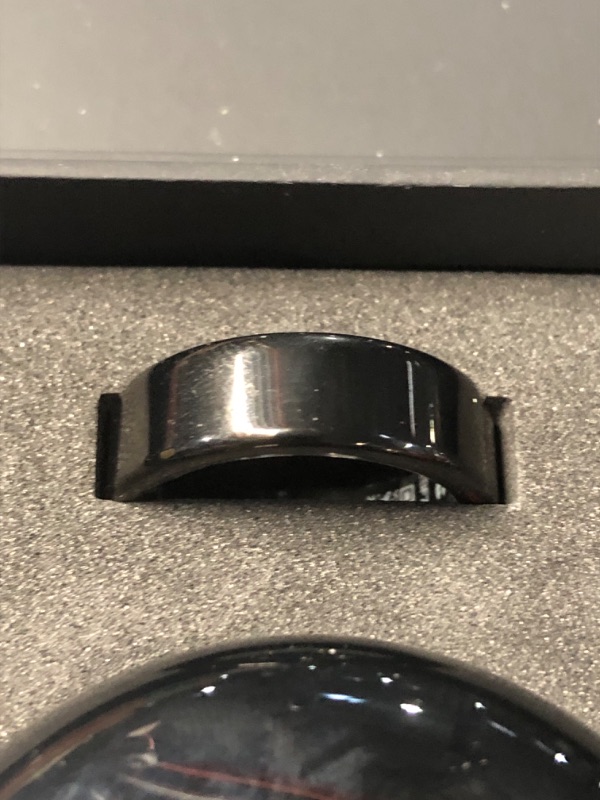 Photo 1 of POBOVi Smart Ring - Health & Sleep Tracker, Continuous SpO2 & Heart Rate Monitor, Stress Management, NFC Wireless Charging, 6-Day Battery, Water-Resistant(IP68), iOS & Android Compatible (Black, 11)