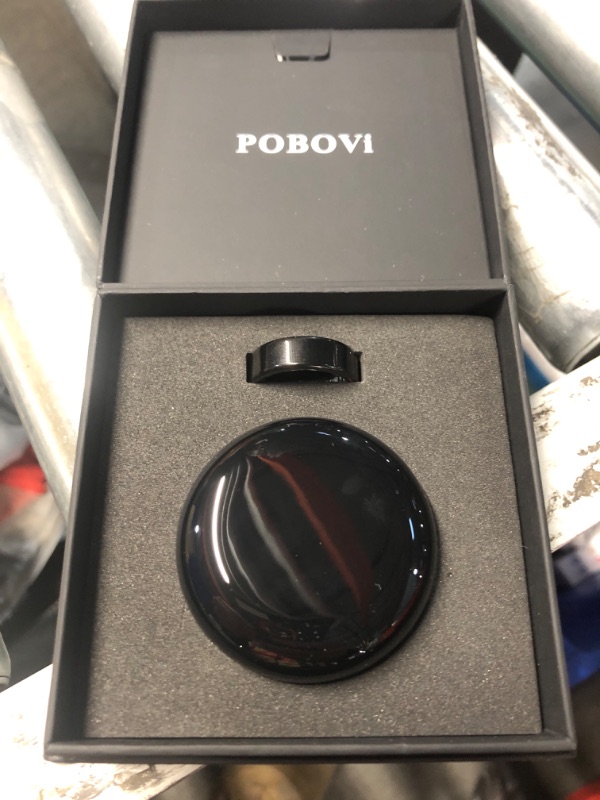 Photo 1 of POBOVi Smart Ring - Health & Sleep Tracker, Continuous SpO2 & Heart Rate Monitor, Stress Management, NFC Wireless Charging, 6-Day Battery, Water-Resistant(IP68), iOS & Android Compatible (Black, 11)