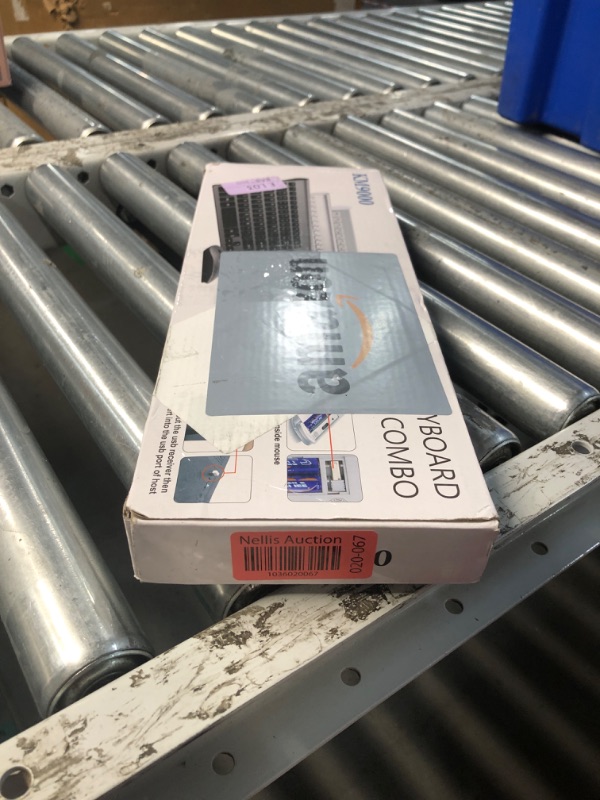 Photo 1 of Wireless Keyboard and Mouse Ultra Slim Combo, TopMate 2.4G Silent Compact USB 2400DPI Mouse and Scissor Switch Keyboard Set with Cover, 2 AA & 2 AAA Batteries,for PC/Laptop/Windows/Mac-Rose Gold Black