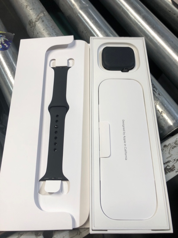 Photo 3 of (MISSING CHARGER) (POWER TESTED) Apple Watch Series 10 [GPS 42mm case] Smartwatch with Jet Black Aluminium Case with Black Sport Band - S/M. Fitness Tracker, ECG App, Always-On Retina Display, Water Resistant