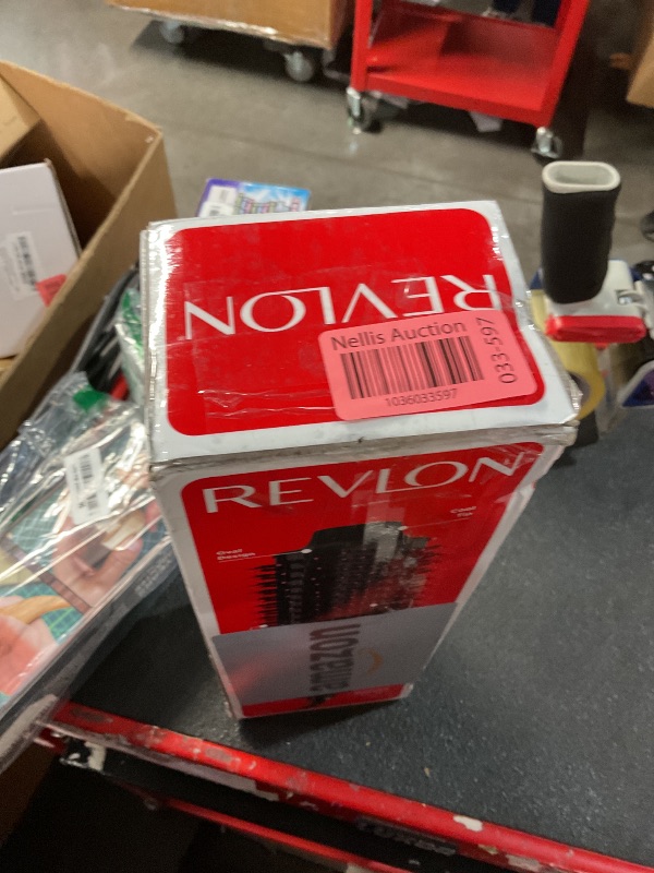 Photo 1 of ***(HEAVILY USED/ NEEDS TO BE CLEANED)***
REVLON One-Step Volumizer Hair Dryer and Styler, Improved Motor for Less Frizz, More Shine, and Reduced Heat Damage for Salon Style Round Brush for Blowout, Black (Amazon Exclusive)