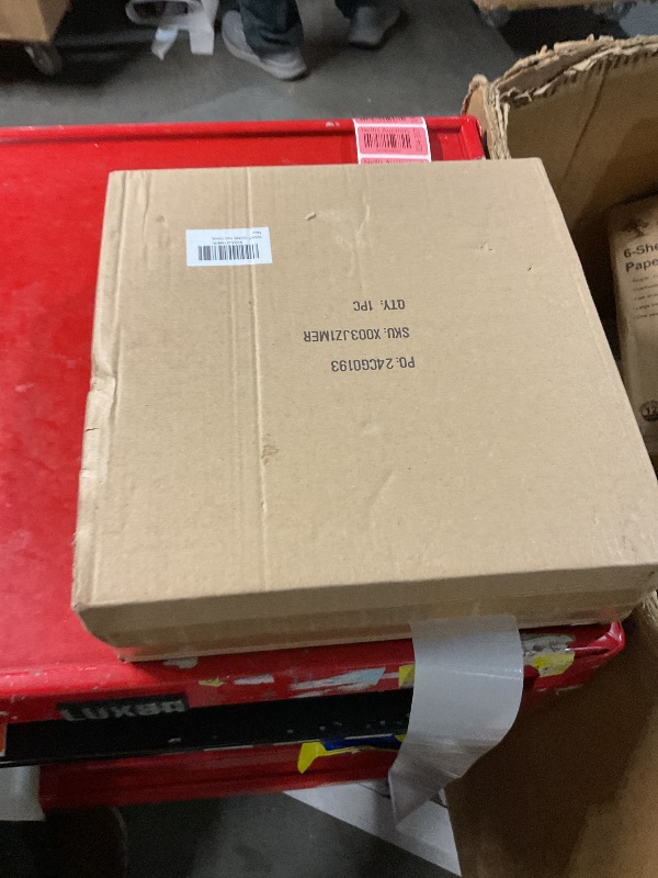 Photo 1 of NIKKY HOME Modern Table Clock, Large Desk Clock with Simple Design, Metal Tabletop Clock Silent Non-Ticking with Battery Powered for Bedroom, Living Room