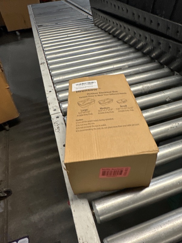 Photo 1 of Hrensaw Medium Outdoor Electrical Box(10.6x5.5x4.5inch),Weatherproof Connection Box w/6 Cable Entry