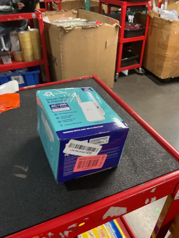 Photo 1 of TP-Link AC1200 WiFi Extender, 2024 Wirecutter Best WiFi Extender, 1.2Gbps home signal booster, Dual Band 5GHz/2.4GHz, Covers Up to 1500 Sq.ft and 30 Devices ,support Onemesh, One Ethernet Port (RE315)