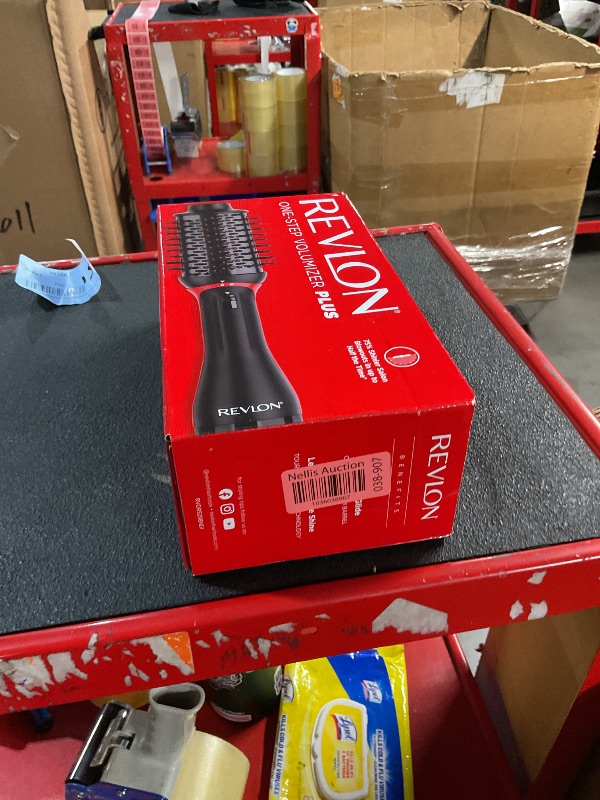 Photo 1 of REVLON One-Step Volumizer Plus Hair Dryer and Styler, Enhanced Motor for Less Frizz, More Shine, and Reduced Heat Damage for Salon Style Round Brush for Blowout, Black (Amazon Exclusive)