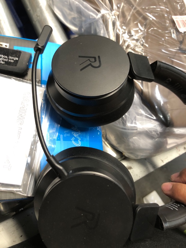 Photo 1 of RYR Wireless Gaming Headset for Xbox Series X|S, Xbox One, PS5, PS4, Mac, Bluetooth 5.3, 3D Surround Sound, Rotatable Earmuffs, Gaming Headphones with Noise Canceling Microphones-Black