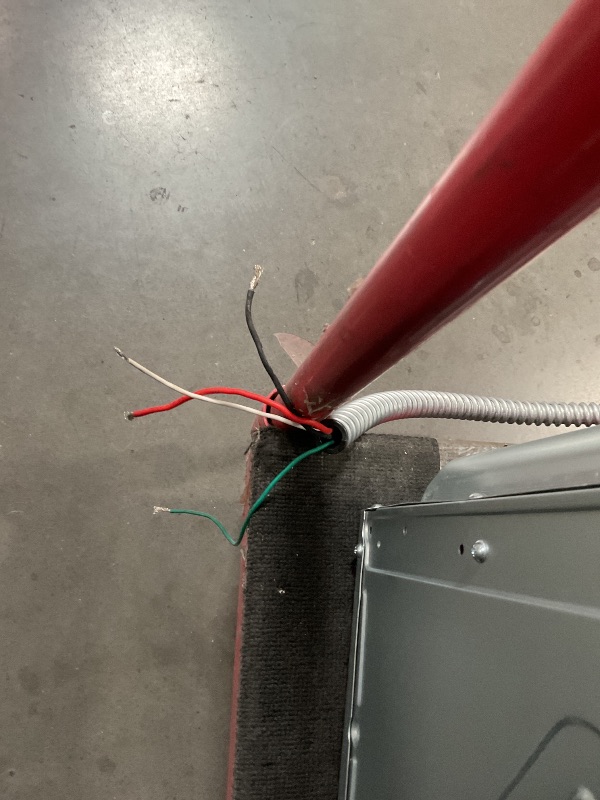 Photo 1 of **NONREFUNDABLE, PARTS ONLY, DAMAGED POWER CORD**Empava 24 inch Electric Single Wall Oven with 6 Cooking Funcitons, Built-in Convection System with Mechanical Knob Control, Stainless Steel