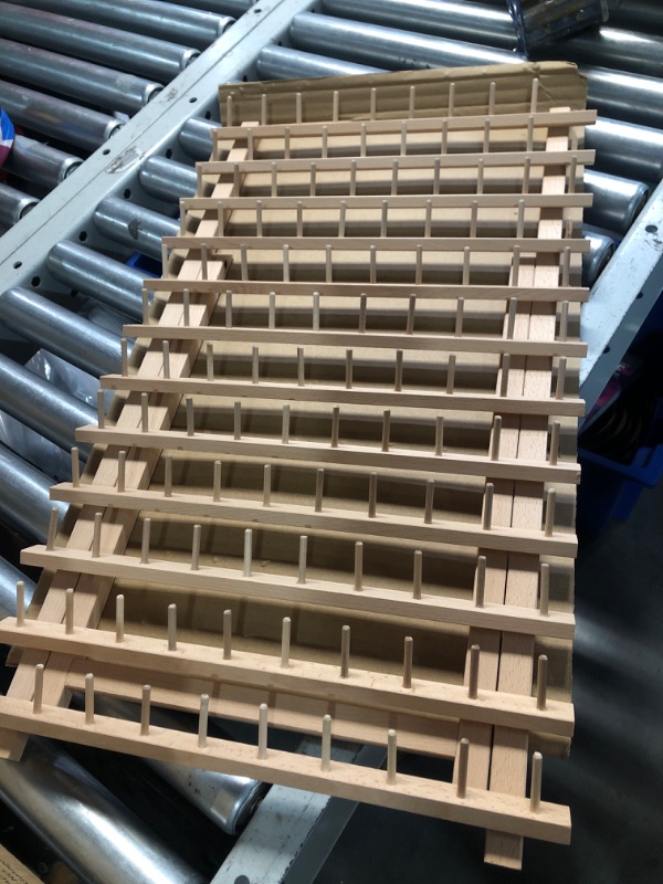 Photo 1 of ***(MINOR DAMAGE/ SEE NOTES)***
US Art Supply Premium Beechwood 120-Spool Sewing and Embroidery Thread Rack