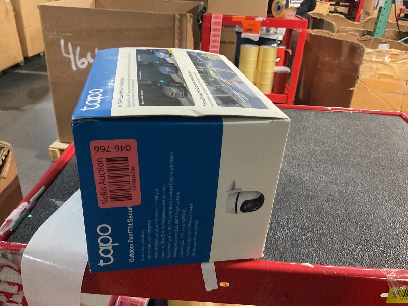 Photo 1 of TP-Link Tapo 2K QHD Outdoor Pan/Tilt Wi-Fi Security Camera, 360° View, Motion Tracking, Color Night Vision, Free Person/Vehicle/Motion Detection, Cloud & SD Card Storage, 24/7 Recording, Tapo C520WS…