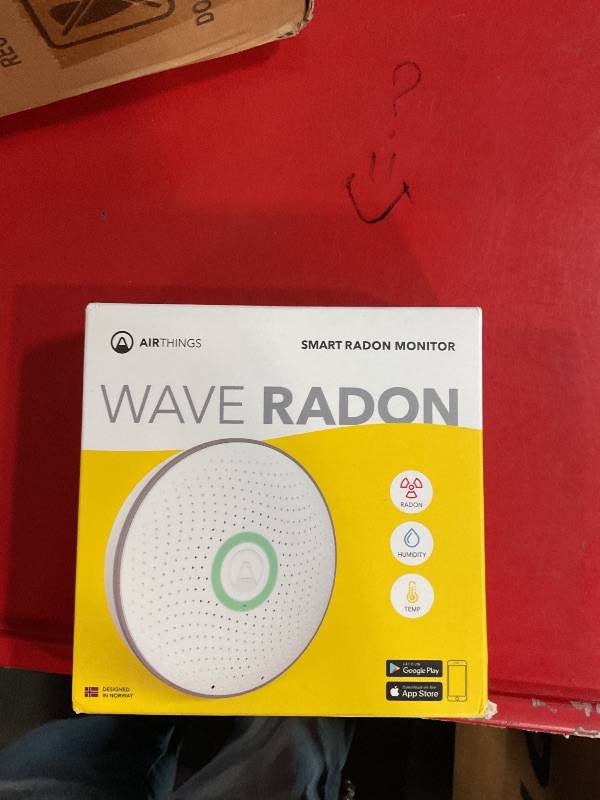 Photo 1 of Airthings 2950 Wave Radon - Smart Radon Detector with Humidity & Temperature Sensor – Easy-to-Use – Accurate – No Lab Fees – Battery Operated - Free App
