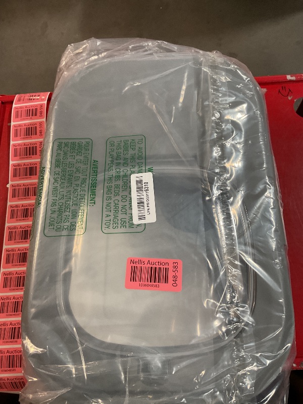 Photo 1 of DDMOMMY 20-30 Lbs Rice Storage Container,Collapsible Food Storage Containers with Rolling Wheel Airtight Locking Lid,Flour Storage Container with Cup and Scoop,Suitable for Food,Rice,Pet Food,Flour