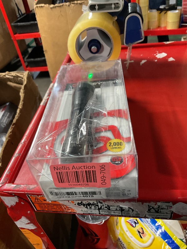 Photo 1 of Streamlight 89000 ProTac 2.0 2000-Lumen Rechargeable Tactical Flashlight with USB C Cable, and Holster, Box, Black