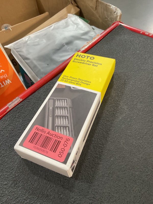 Photo 1 of HOTO Electric Precision Screwdriver Set, 25 in 1 Magnetic Small Screwdriver Set, Mini Electric Screwdriver Set for Eyeglasses, Electronics, Watches, Phones, Laptops, Cameras Repair Kit